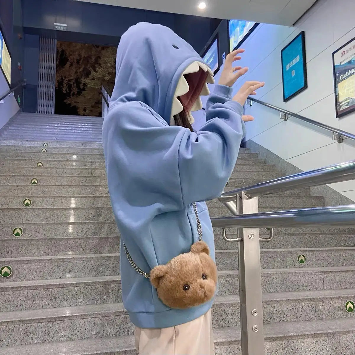 Japanese Kawaii Shark Hoodie